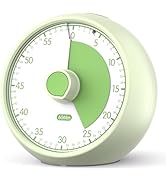 Conchstar Visual Timer 60-Minute, Kids Timer for Homeschool Desk, Time Management Tools with Sile...