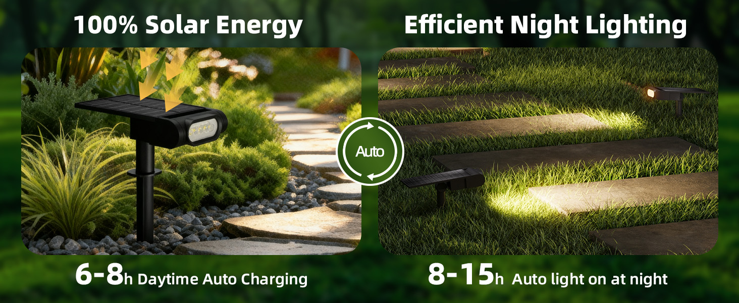 solar spot light for tree