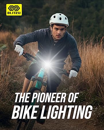 USB Rechargeable Bike Light Set Powerful Bicycle Front Headlight and Back Taillight