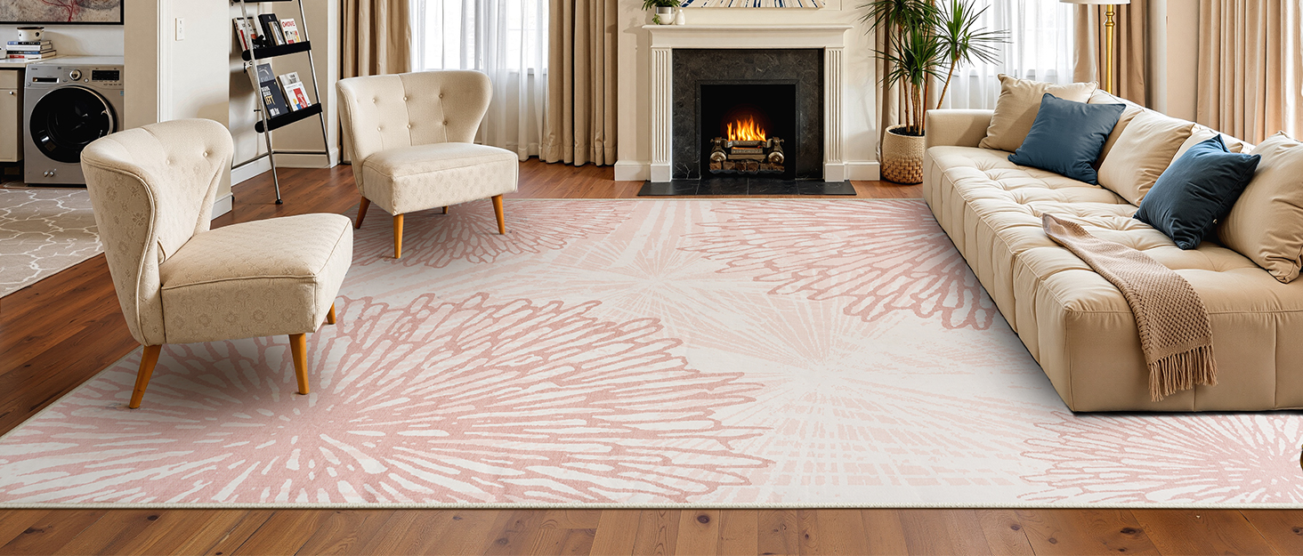 Pink rug