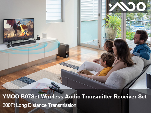 wireless audio transmitter and receiver