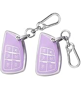 PIFOOG Key Fob Cover for GMC Yukon Chevy Tahoe 2024 2023 2022 2021 Suburban 1500 Accessories 6 Bu...