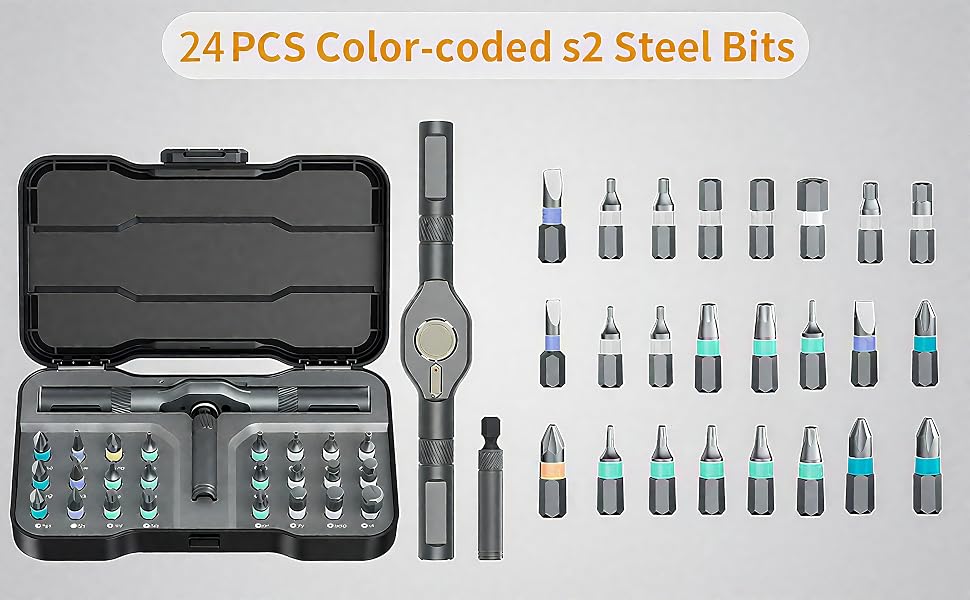 24 in 1 Magnetic Screwdriver Set