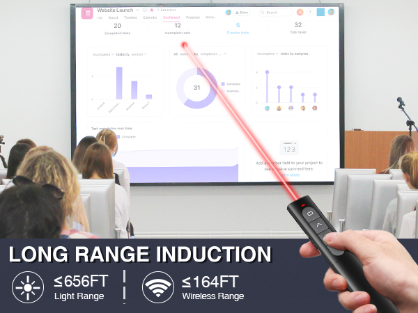 powerpoint clicker with laser pointer
