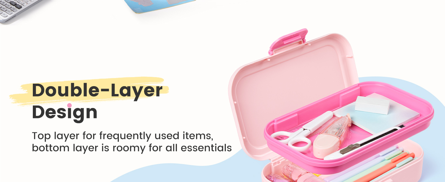 plastic pencil box