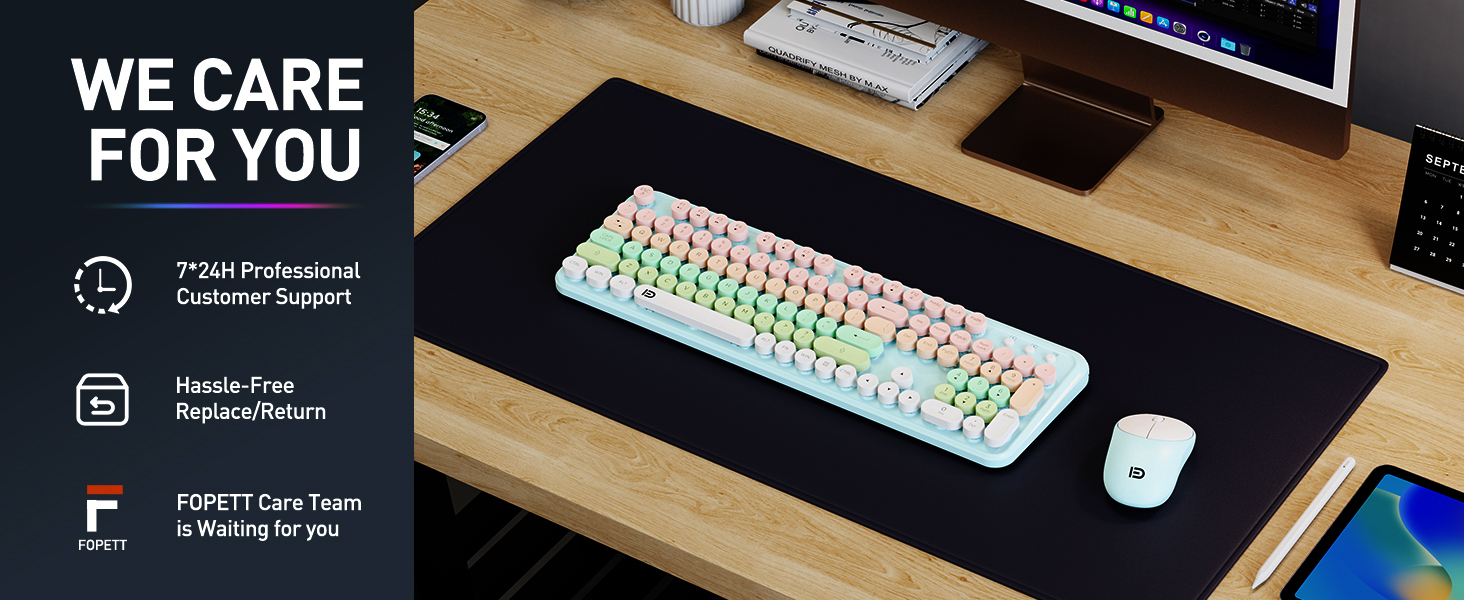 Wireless Keyboard and Mouse Combo