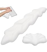 Laokiiy Keyboard Wrist Rest, Ergonomic Design Memory Foam Keyboard Pad, Wrist Pad for Keyboard an...