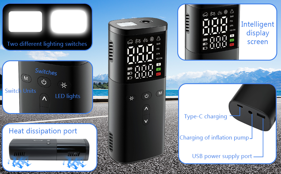 Air Pump for Car Tires