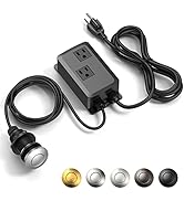 ANWOLL Garbage Disposal Air Switch Kit -Professional- Dual Outlet, Sink Top Waste Disposer On/Off...