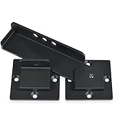 GreaTalent 7.5" Flip Gate Latch Lock with Padlock Hole, 4mm Heavy Duty Aluminum Alloy Adjustable ...