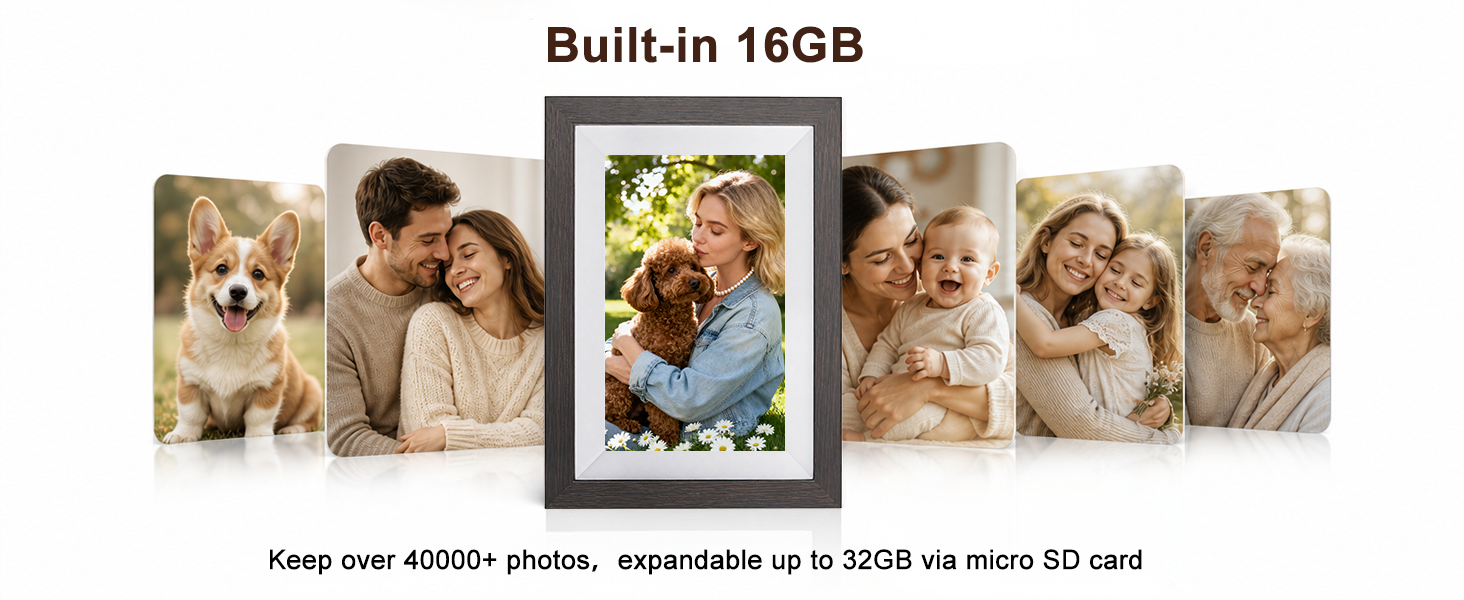 Built-in 16GB Memory