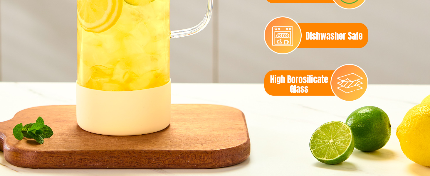 Glass Carafe with Lid
