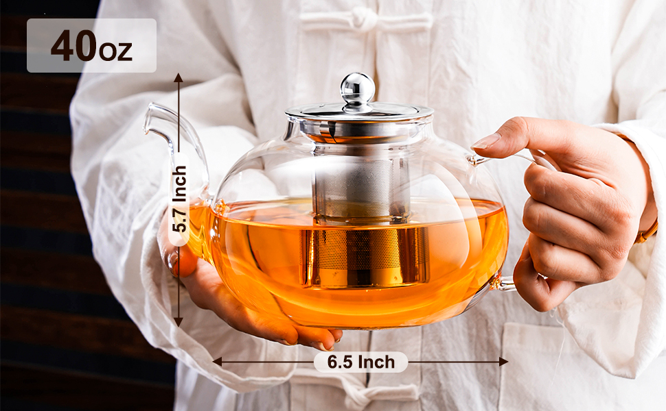 glass teapot