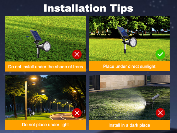 solar spotlights