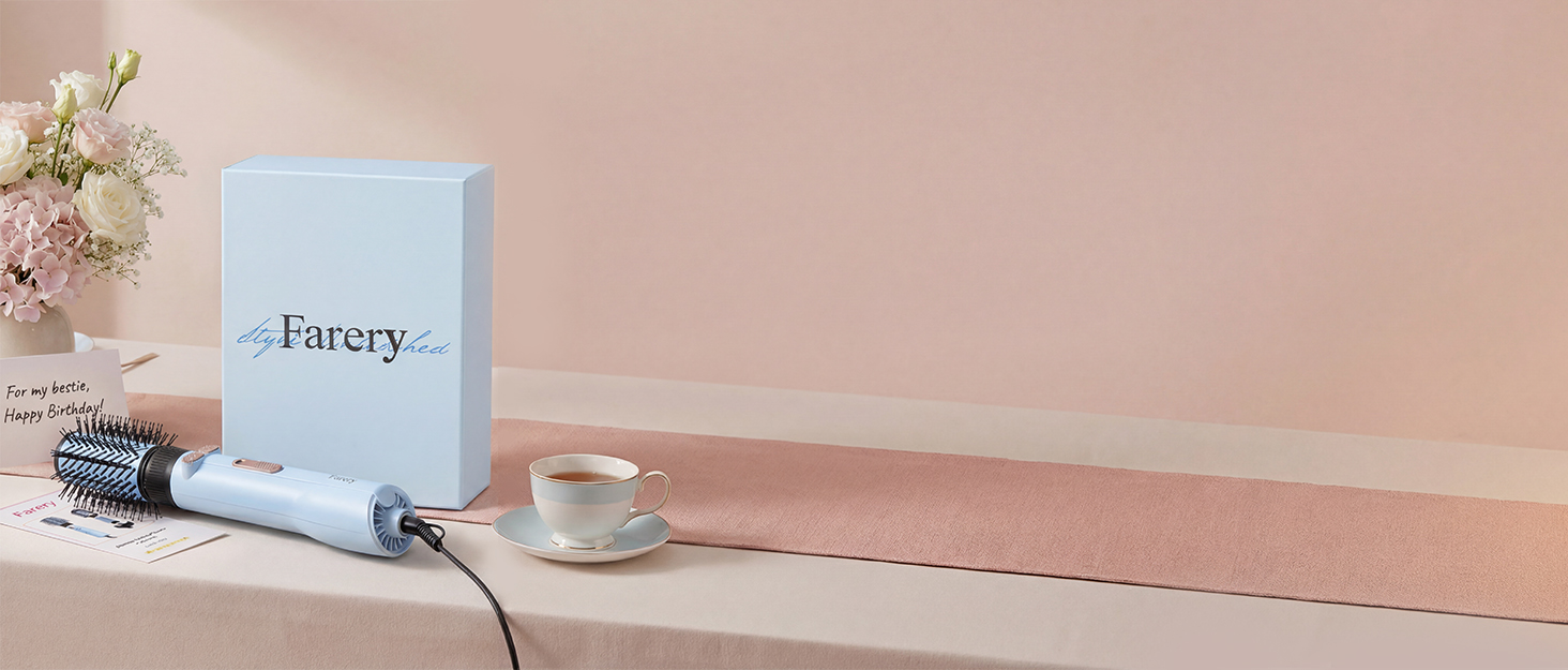 rotating hot air brush set