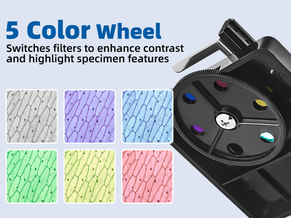 Monocular Microscope with LED Light