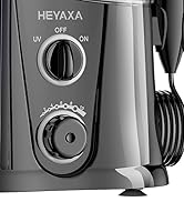 HEYAXA Water Dental Flosser for Teeth Cleaning with 1000ML Large Capacity and UV Storage, 10 Adju...