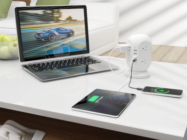 extension cord with multiple outlets