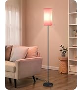 GOEBLESON Floor Lamp, Pole with Foot Switch, Modern Standing Lamp Shade, Minimalist Freestanding ...