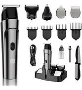 Ourcec Hair Clippers for Men Professional Rechargeable Cordless Beard Nose Ear Body Grooming Hair...