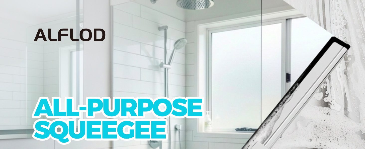 Shower Squeegee for Glass Doors, Squeegee for Shower Glass