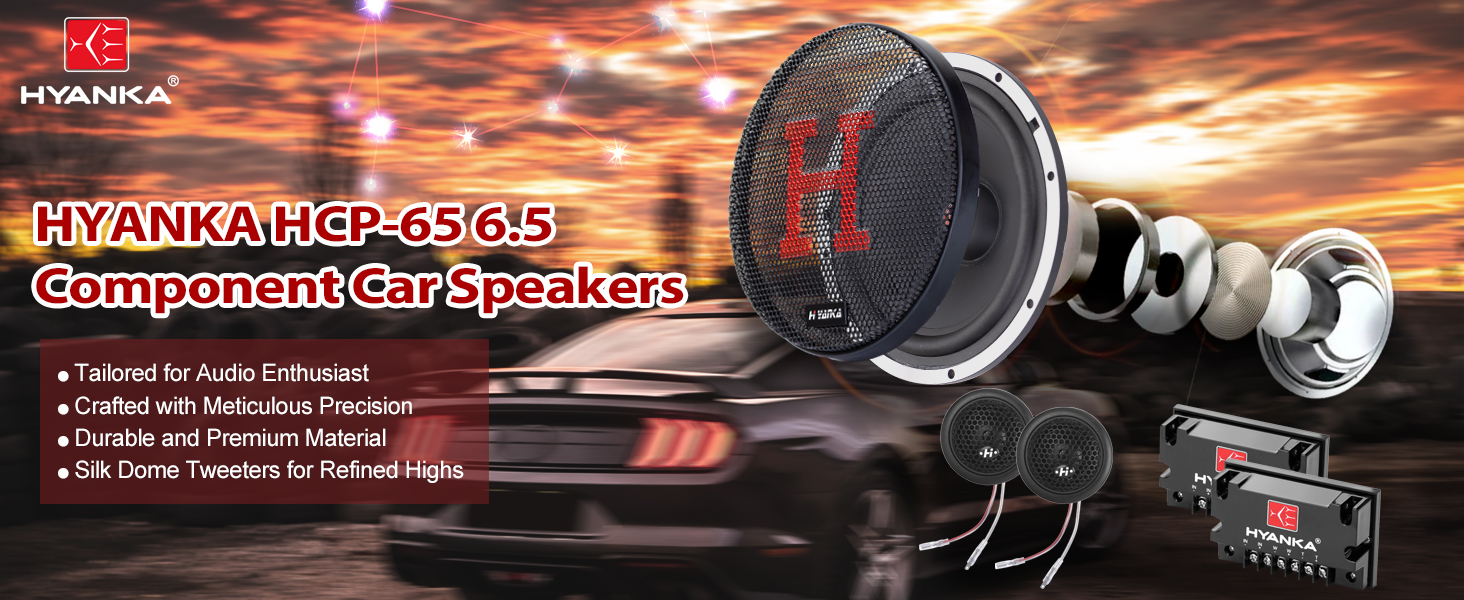 6.5 Component Car Speakers
