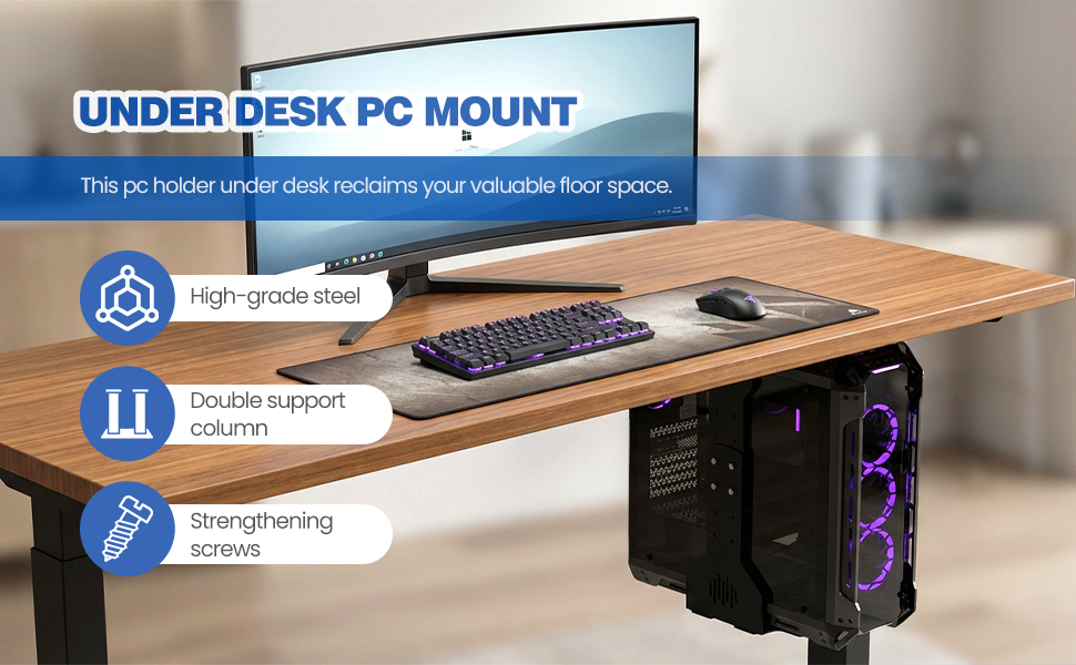 Under Desk PC Mount