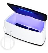LXIANGN Nail Tool Sterilizer,Portable Large USB 1L High Temperature Nail Cleaning Box for Manicur...