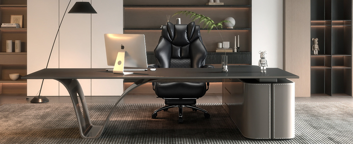 Office Chair with footrest