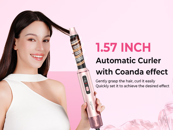 Hair Straightener Thermal Brush Left Air Curler Right Air Curler Hair Dryer Hot Air Brush Gift Box