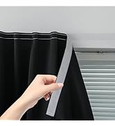 Adhesive Blackout Curtains- Self Stick Shades Window Blinds Curtains No Rod Needed Easy to Hang C...