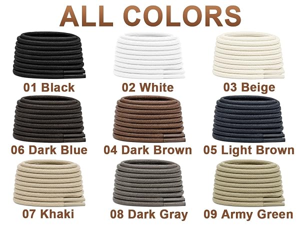 Round Shoe Laces