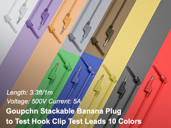 Banana Plug to Test Hook Clip