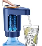 Water Jug Pump for 5 Gallon Bottle – Portable Electric USB-C Charging Dispenser, Dual Powerful Mo...