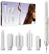 Sharper Image Revel Airflow Styler, 6-in-1 Hair Wrap Styling Tool, Curling Iron Wand, Detangler &amp;...