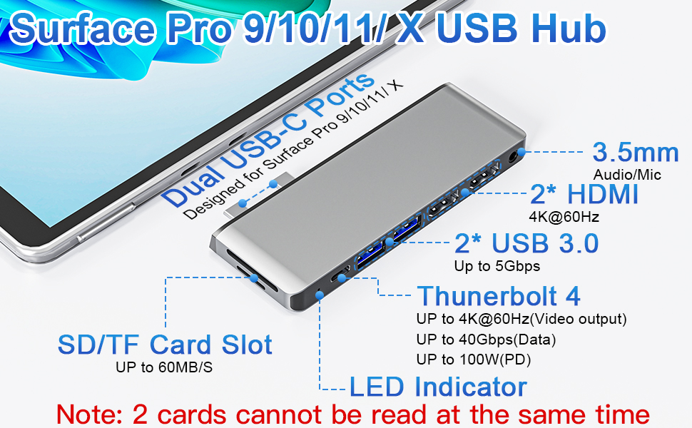 surface pro 11 usb adapter