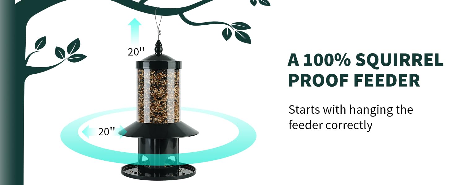 Squirrel-Proof bird feeder
