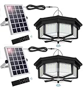 Solar Shed Light Indoor Outdoor 288LED 360°Lighting Solar Lights Work in Daytime with Remote Cont...