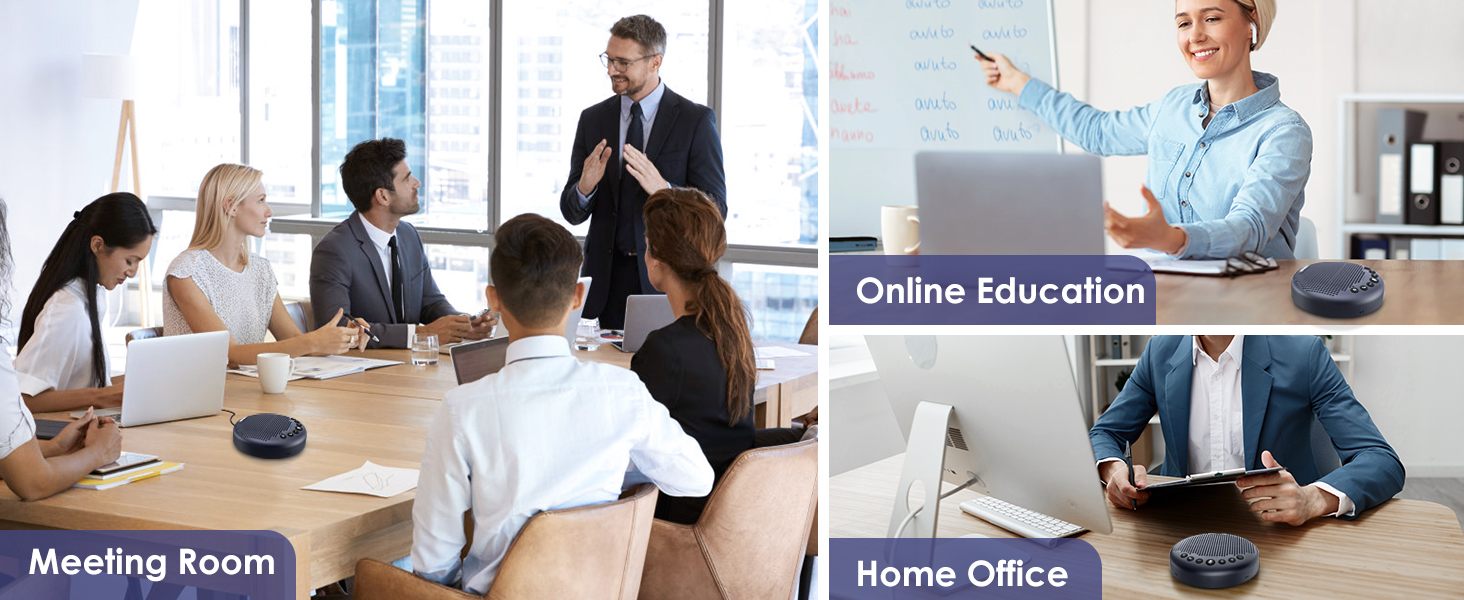 True Using Scenes for EMEET Luna Plus Conference Speaker and Microphone