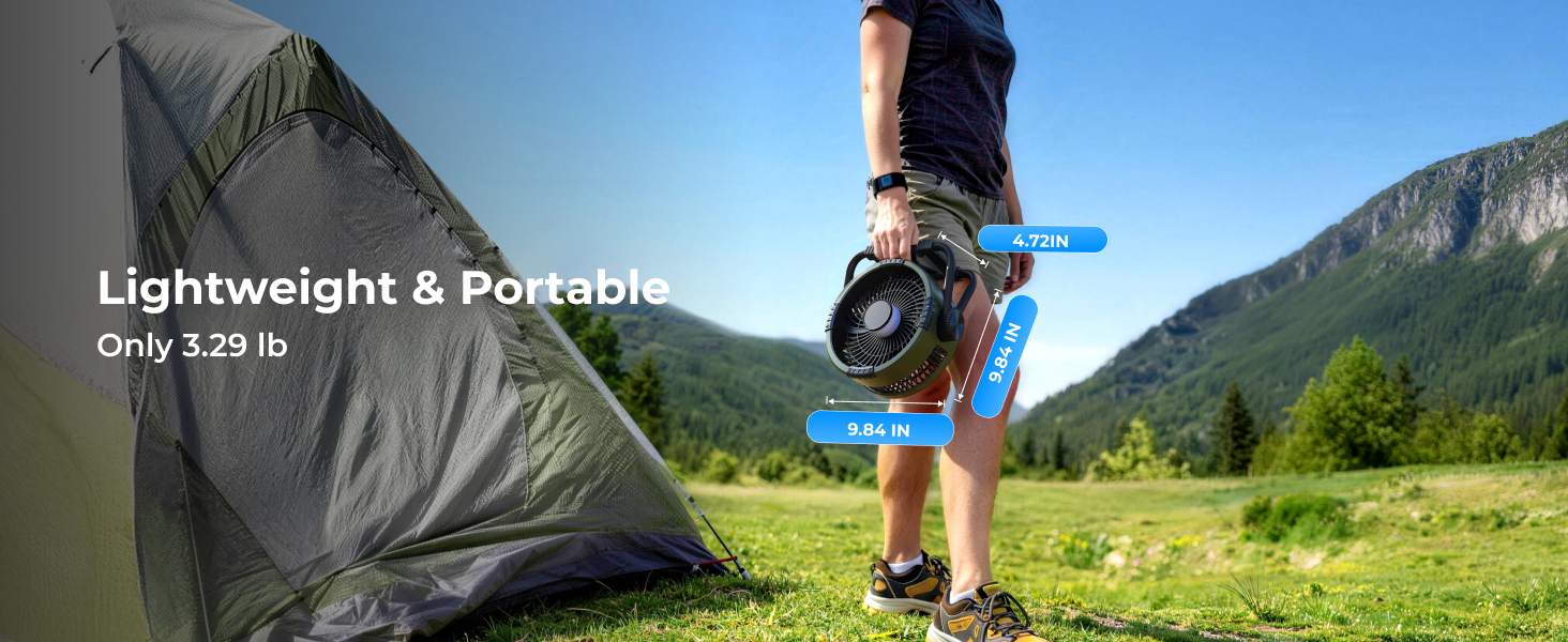 BougeRV Portable Camping Fan