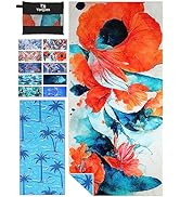 Yongoes Microfiber Lightweight Thin Beach Towel Sand Free Quick Dry Super Absorbent Compact Overs...