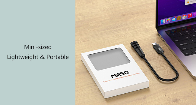 MillSO usb microphone for laptop