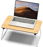 FISYOD Foldable Lap Table, Laptop Bed Desk, Portable Study Table, Laptop Desk/Stand for Bed, Ligh...