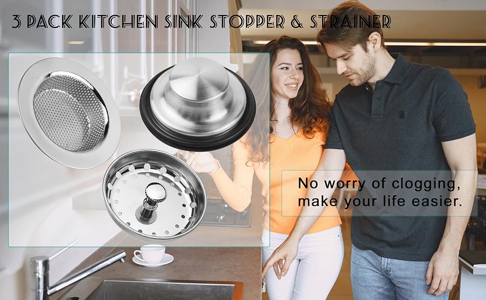 Kitchen Sink Stopper Strainer