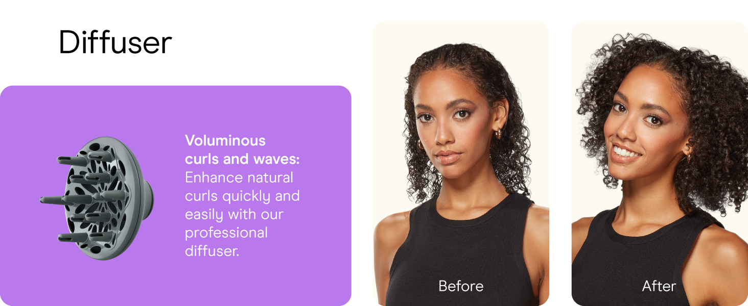 Conair infiniti pro hair dryer professional ceramic for less frizz with diffuser concentrator