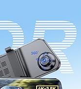 AZDOME PG17 Pro STARVIS 2 Mirror Dash Cam Front and Rear with IMX678, ADAS 12" Rear View Mirror C...