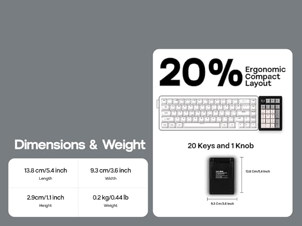 EK21 VIA Mechanical Number Pad 