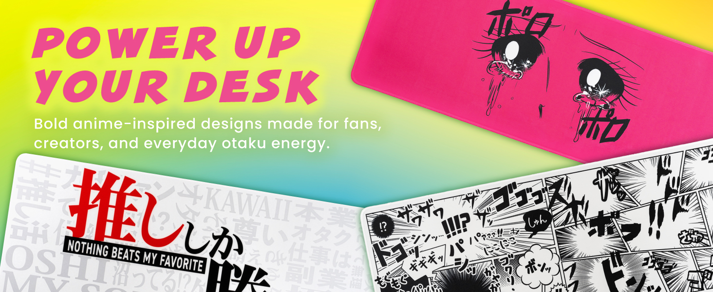 Art meets function! A playful twist that turns your workstpace into a burst of creativity.