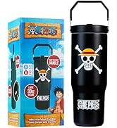 Get Trend One Piece Tumbler with Straw 30oz Kids Teens Insulated Cup with Lid Handle Travel Mug C...