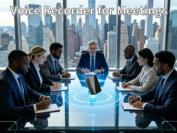 Voice Recorder Mini Recorder with Playback USB-C Audio Recorder for Meetings